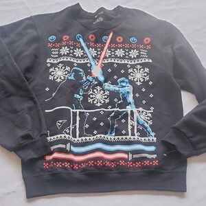 Fifth Sun Black Star Wars Graphic Crewneck Sweater